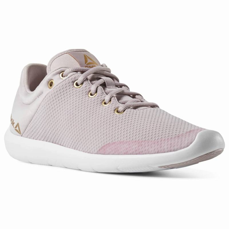 Pantofi De Dans Reebok Studio Basics Dama Lavandă/Albi Romania FY4545GW